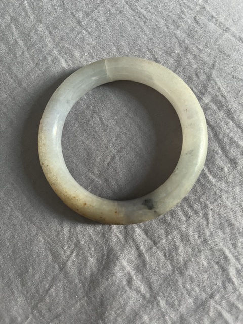 古玩玉器和田玉手鐲真品鑒賞圖