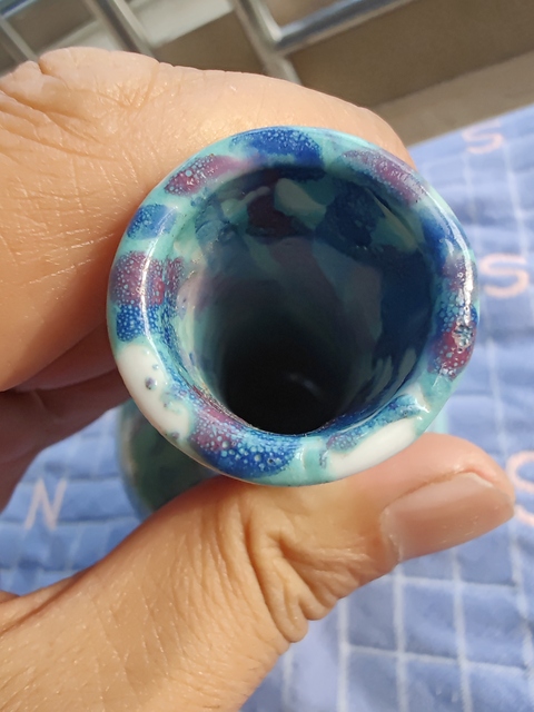 古玩陶瓷絞釉膽瓶真品鑒賞圖