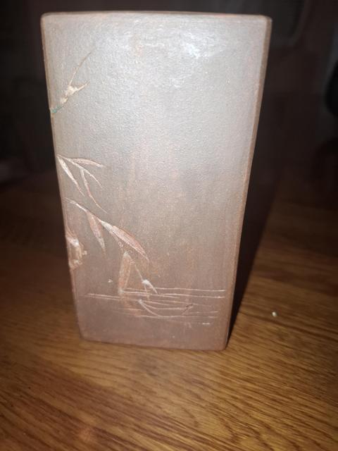 古玩雜項紫砂筆筒真品鑒賞圖