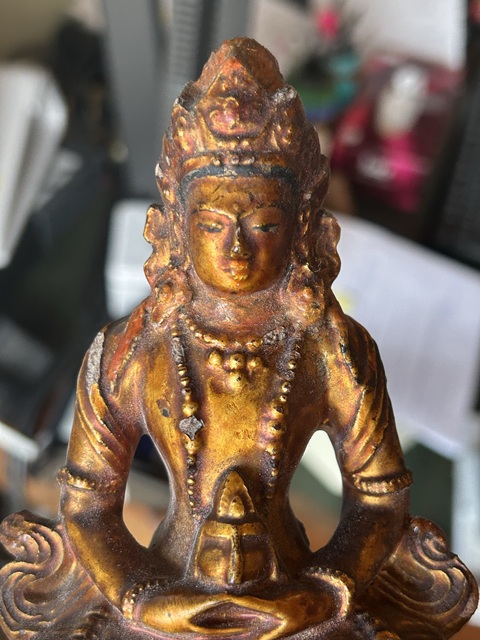 古玩雜項泥胎佛像真品鑒賞圖