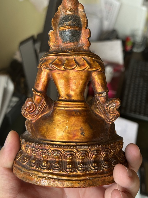 古玩雜項泥胎佛像真品鑒賞圖