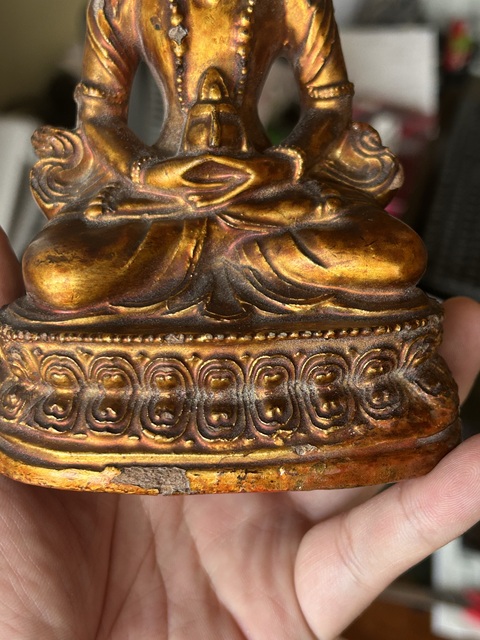 古玩雜項泥胎佛像真品鑒賞圖