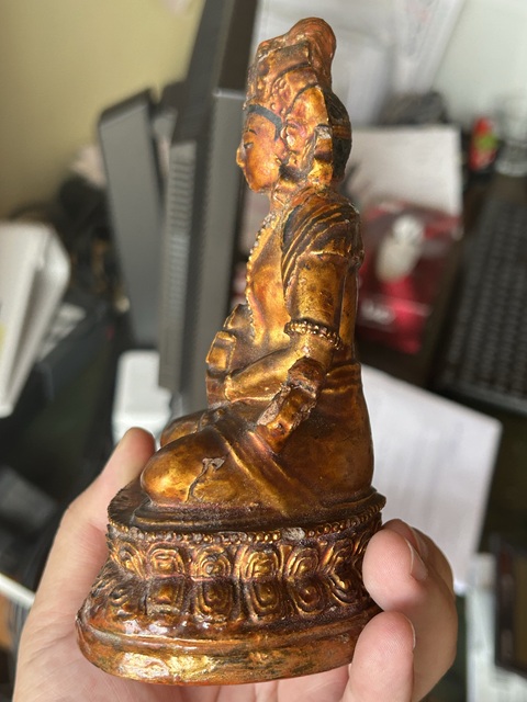 古玩雜項泥胎佛像真品鑒賞圖