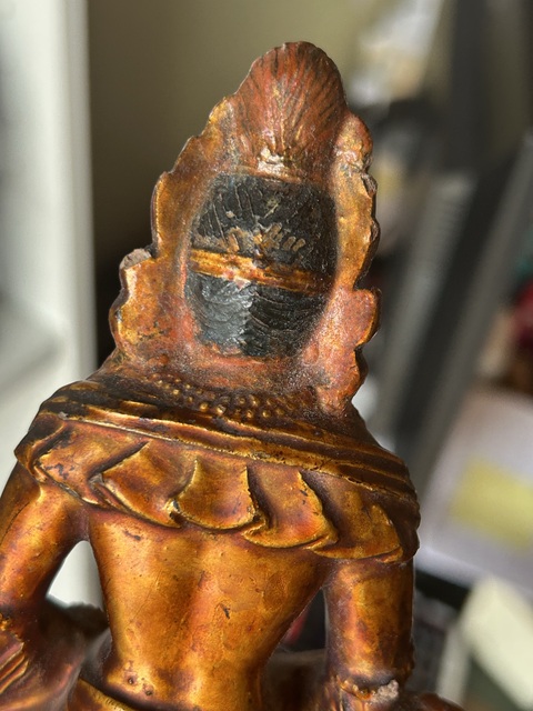 古玩雜項泥胎佛像真品鑒賞圖