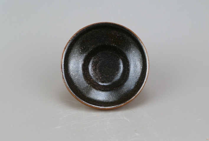 古玩陶瓷吉州窯黑釉茶盞真品鑒賞圖
