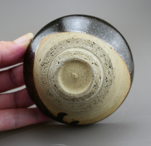 古玩陶瓷吉州窯黑釉茶盞真品鑒賞圖