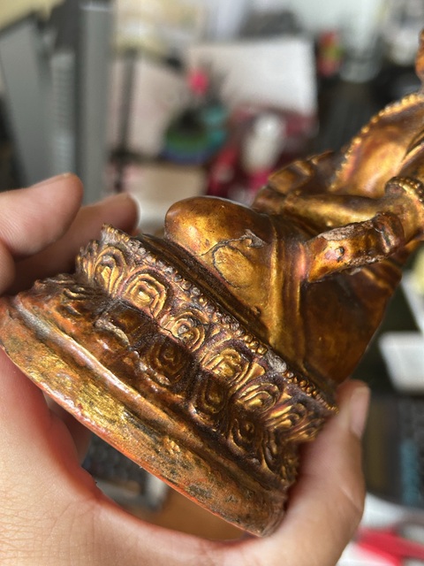 古玩雜項泥胎佛像真品鑒賞圖