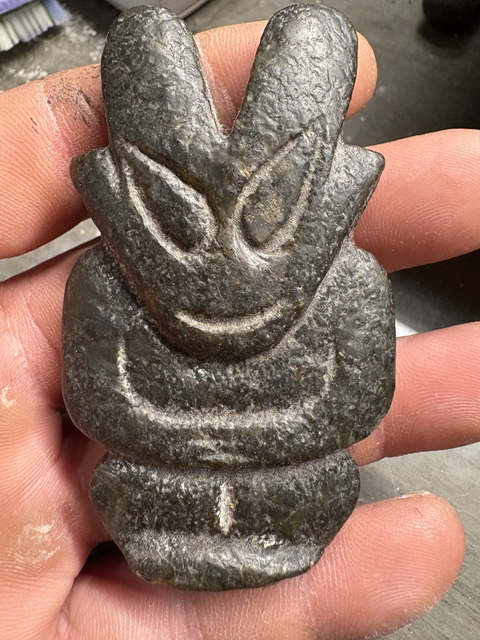 古玩玉器仿古玉神人真品鑒賞圖