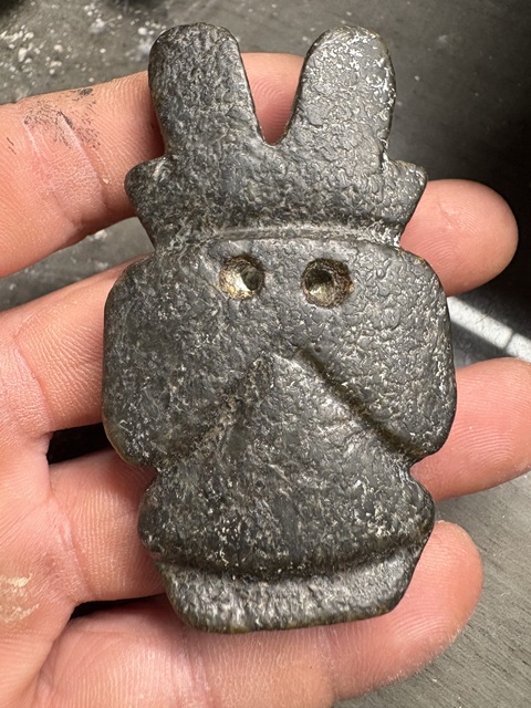 古玩玉器仿古玉神人真品鑒賞圖