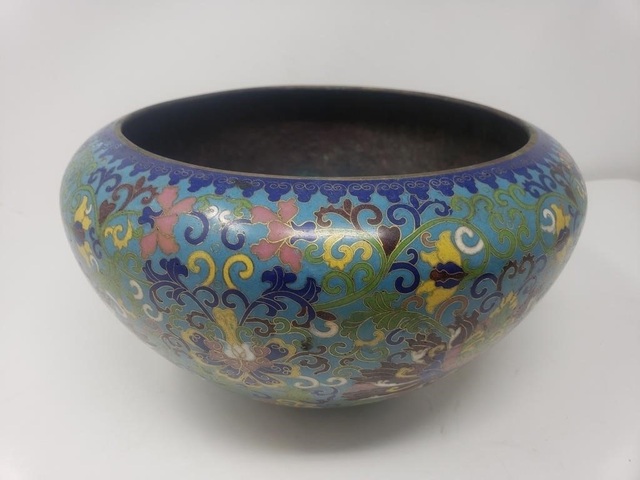古玩雜項景泰藍香爐真品鑒賞圖
