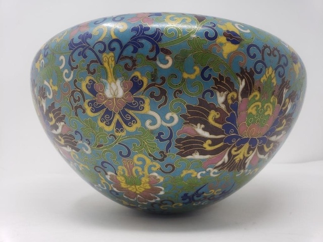 古玩雜項景泰藍香爐真品鑒賞圖