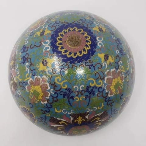 古玩雜項景泰藍香爐真品鑒賞圖