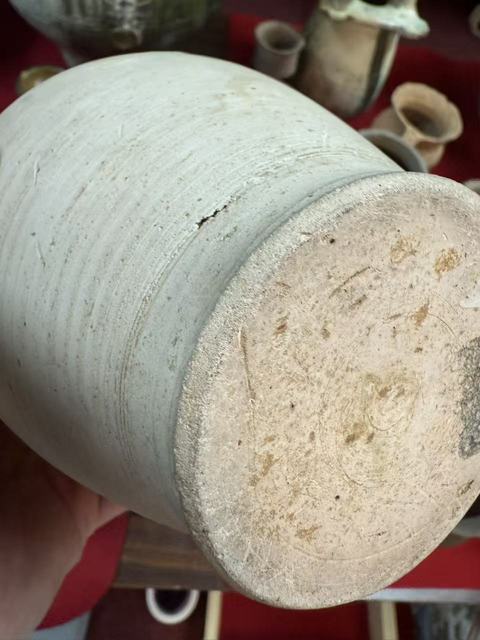 古玩陶瓷黃釉雙龍瓶真品鑒賞圖
