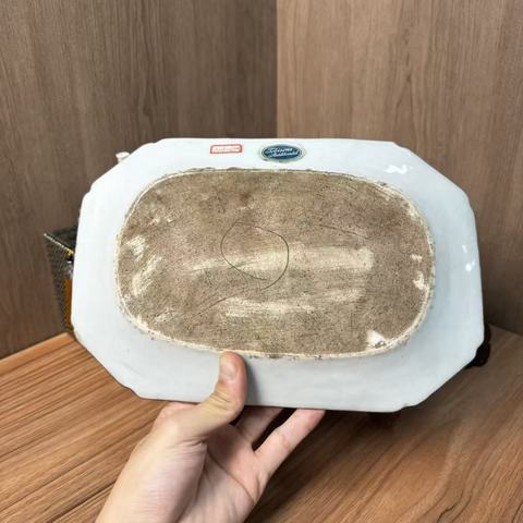 古玩陶瓷乾隆青花盤(pán)真品鑒賞圖