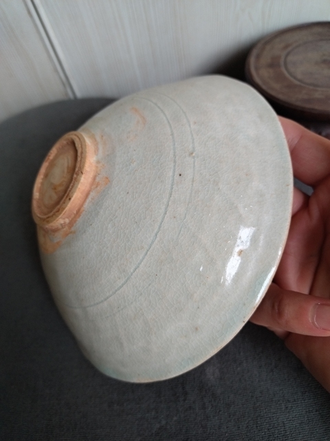 古玩陶瓷宋代影青菠蘿娃娃碗真品鑒賞圖