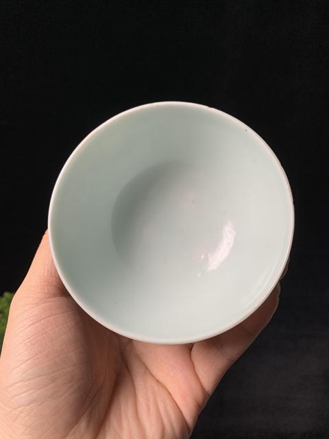 古玩陶瓷嘉慶茶碗真品鑒賞圖