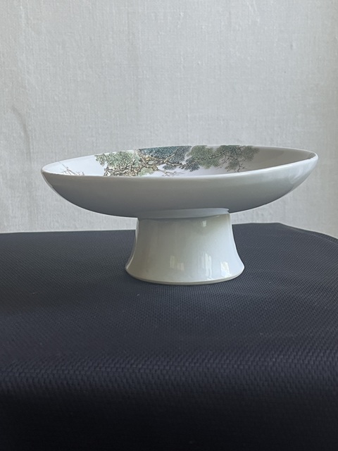古玩陶瓷高足盤(pán)真品鑒賞圖