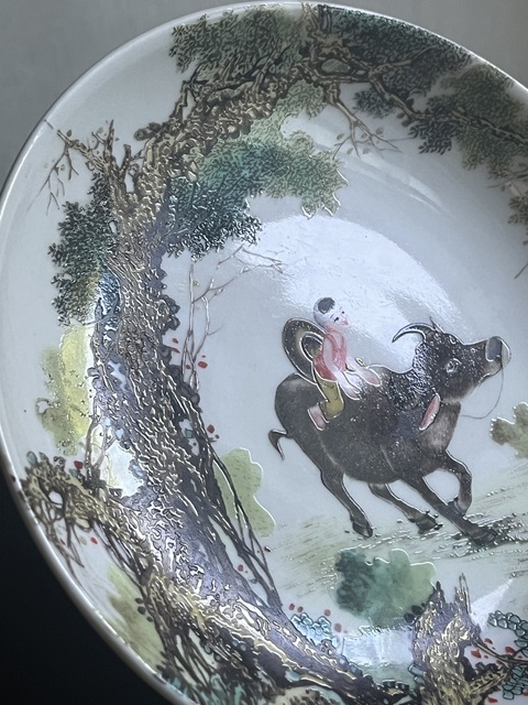 古玩陶瓷高足盤(pán)真品鑒賞圖