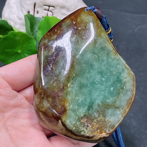 古玩玉器天然翡翠原石真品鑒賞圖