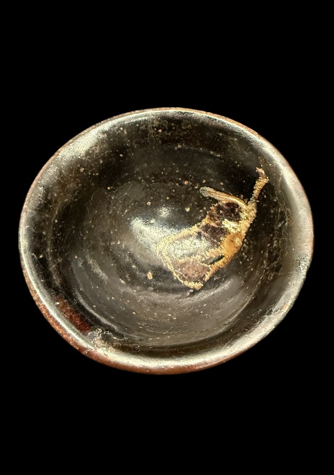 古玩陶瓷木葉盞真品鑒賞圖