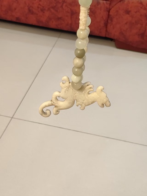 古玩玉器仿古玉龍型件真品鑒賞圖