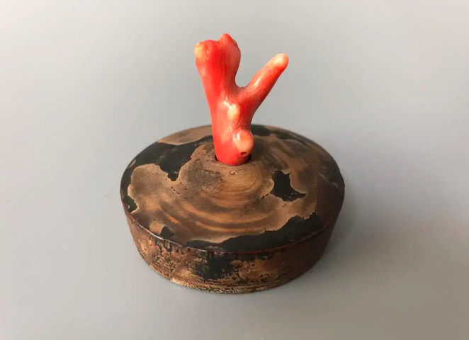 古玩陶瓷松竹紋青花執壺真品鑒賞圖