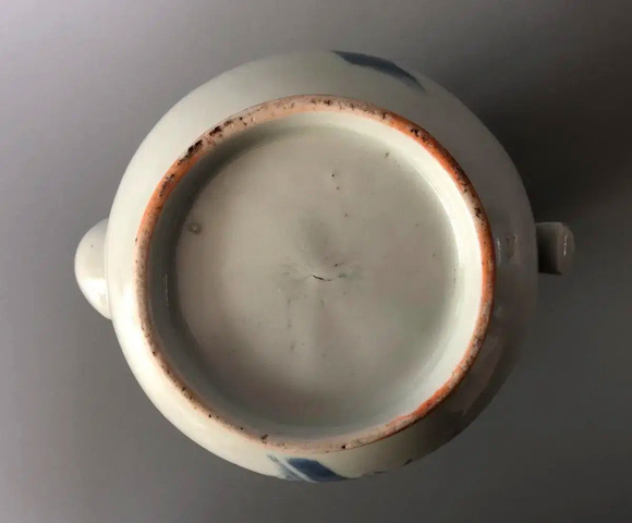 古玩陶瓷松竹紋青花執壺真品鑒賞圖