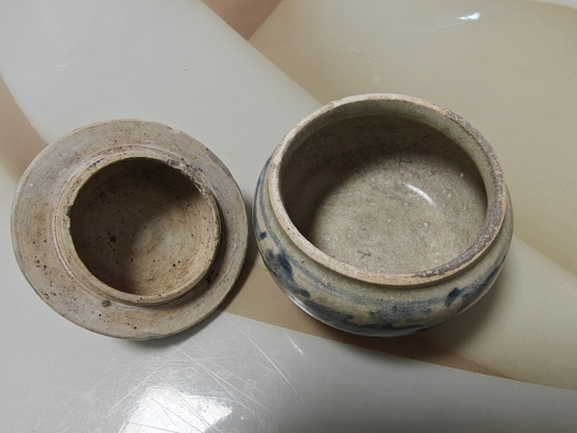 古玩陶瓷青花花卉紋小蓋罐拍賣,當前價格1388元