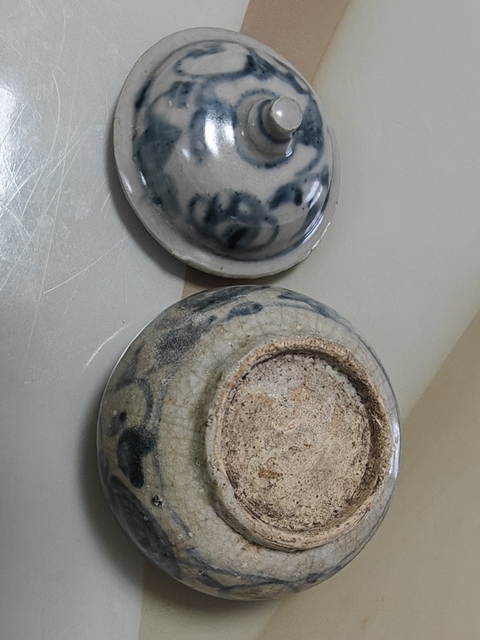 古玩陶瓷青花花卉紋小蓋罐拍賣,當前價格1388元