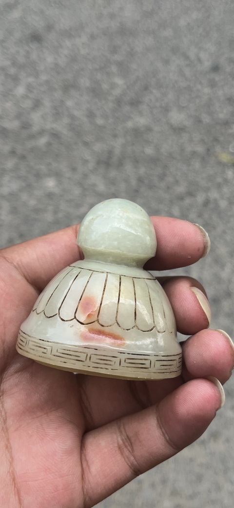 古玩玉器和田玉雕“人物故事”瓶真品鑒賞圖