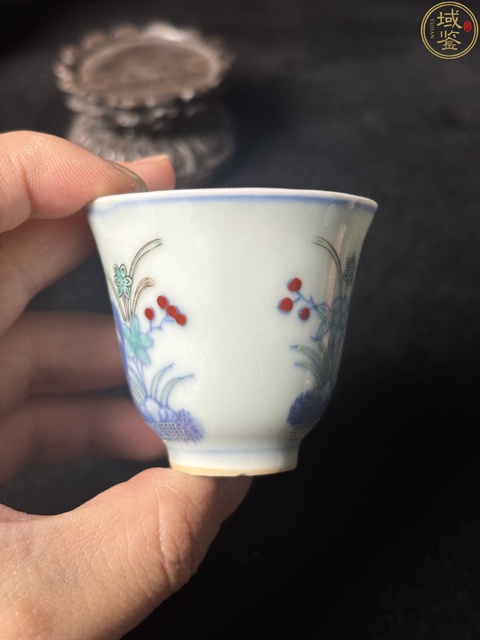 古玩陶瓷斗彩花神杯真品鑒賞圖