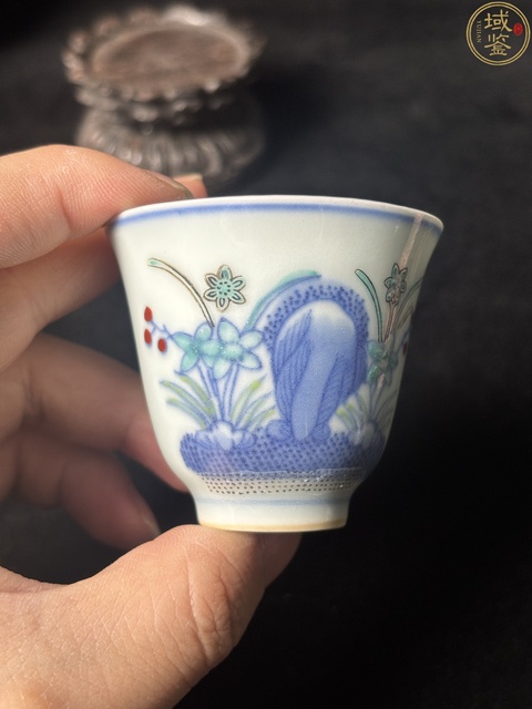古玩陶瓷斗彩花神杯真品鑒賞圖