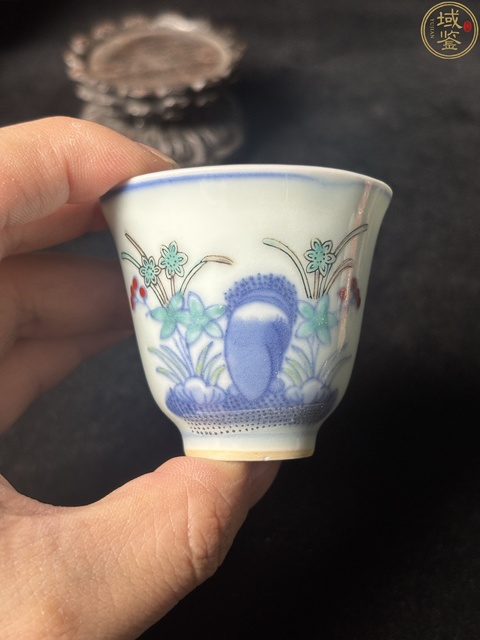 古玩陶瓷斗彩花神杯真品鑒賞圖