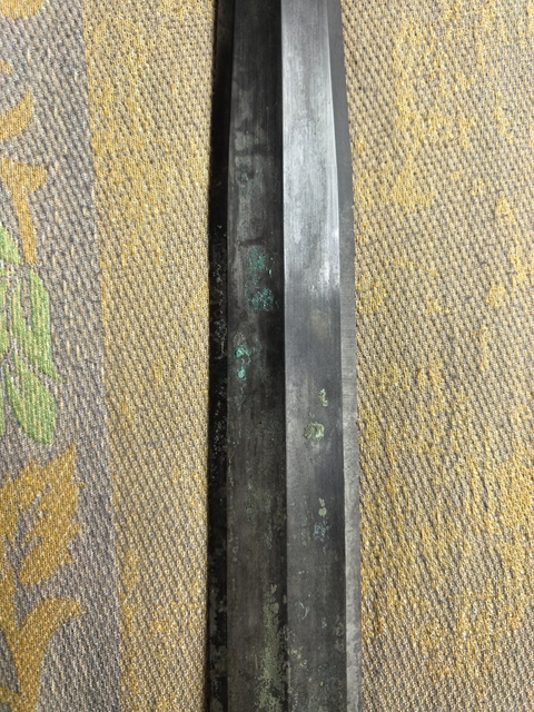 古玩銅器戰國青銅劍真品鑒賞圖