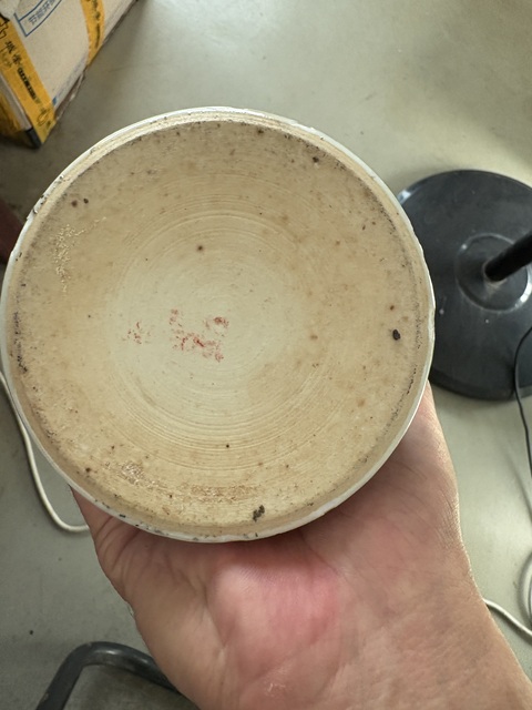 古玩陶瓷青花五彩人物故事花觚真品鑒賞圖