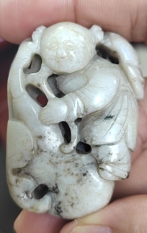 古玩玉器福祿童子拍賣,當(dāng)前價(jià)格3000元
