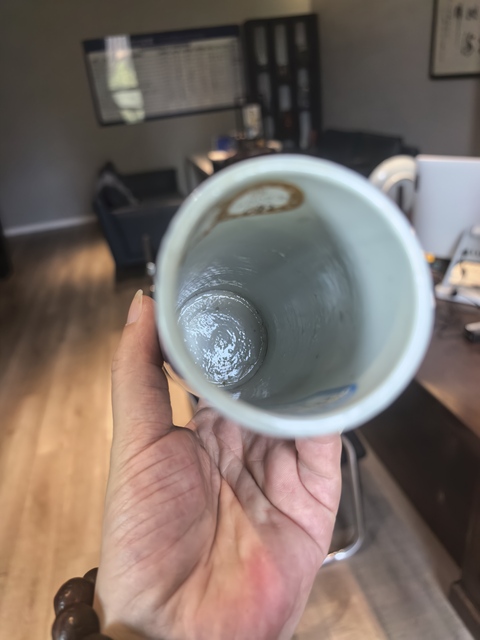 古玩陶瓷晚清青花鳳穿牡丹圖香筒拍賣,當前價格3999元