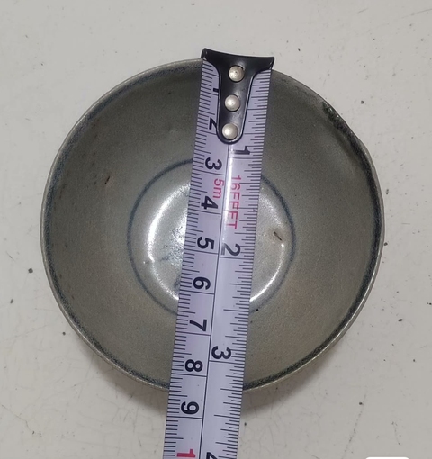 古玩陶瓷青花高官厚祿圖茶碗拍賣，當前價格1388元