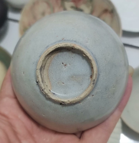 古玩陶瓷青花高官厚祿圖茶碗拍賣，當前價格1388元