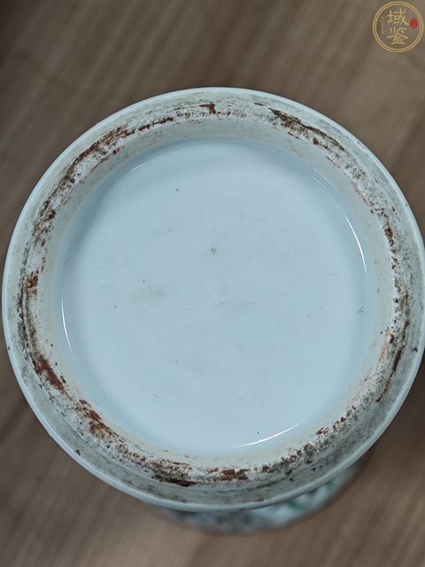 古玩陶瓷清咸豐廣五彩人物故事題材花觚，全品，全網(wǎng)唯一！拍賣，當(dāng)前價(jià)格7000元
