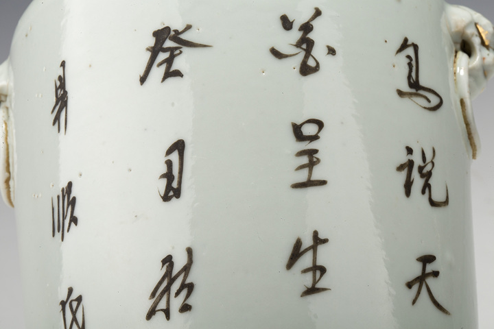 古玩陶瓷·粉彩花鳥紋獸耳瓶
真品鑒賞圖
