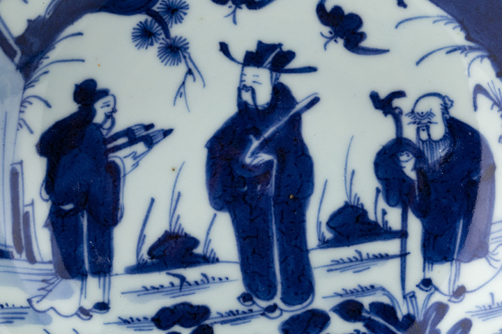 古玩陶瓷清雍正·青花三星人物紋盤
真品鑒賞圖