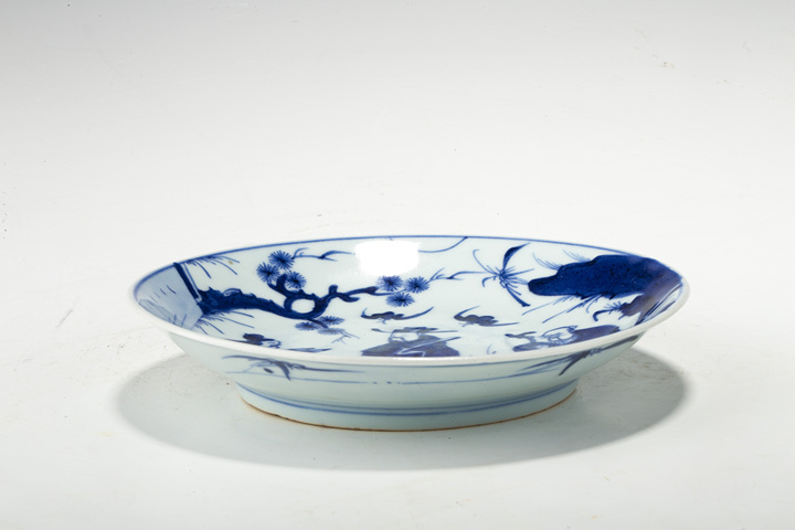 古玩陶瓷清雍正·青花三星人物紋盤
真品鑒賞圖