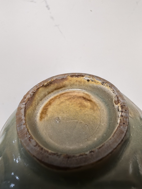 古玩陶瓷耀州窯青釉碗真品鑒賞圖