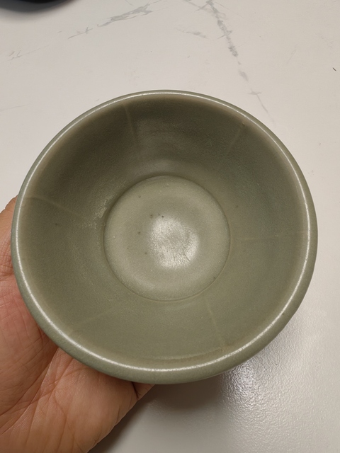 古玩陶瓷耀州窯青釉碗真品鑒賞圖
