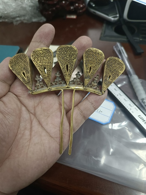 古玩雜項(xiàng)宋代金釵真品鑒賞圖