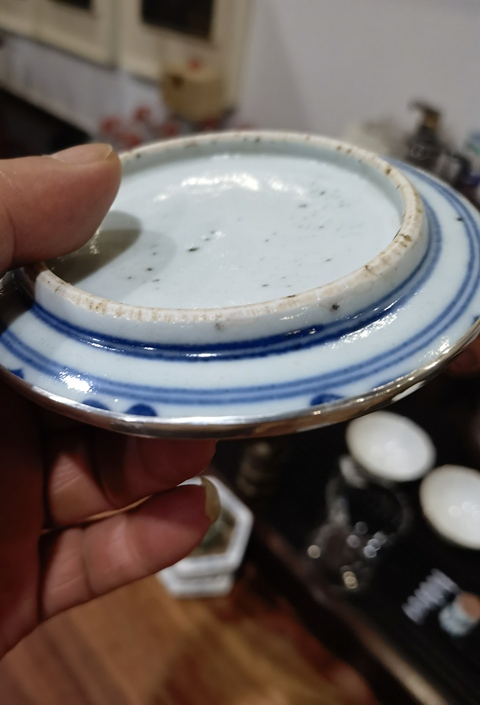 古玩陶瓷仕女紋青花標本真品鑒賞圖