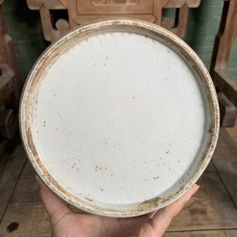 古玩陶瓷山水紋青花瓶真品鑒賞圖