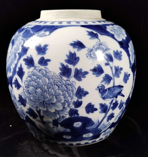 古玩陶瓷青花龍紋罐真品鑒賞圖