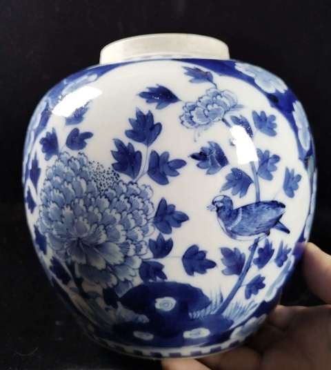 古玩陶瓷青花龍紋罐真品鑒賞圖
